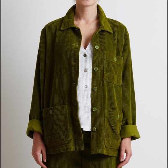 LACAUSA Jackets & Blazers - NWT Lacausa Gigi Jacket Small in Moss